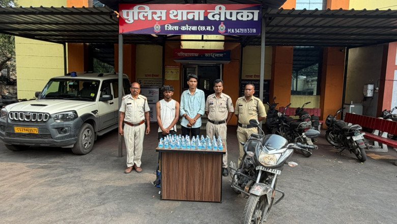 सजग कोरबा, सतर्क कोरबा” अभियान के तहत बड़ी कार्रवाई, 57 पौवा शराब के साथ दो आरोपी गिरफ्तार