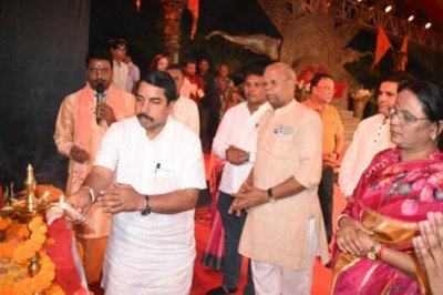 श्रीराम के पराक्रम से गूंजा घंटाघर का ओपन थिएटर, सेतुबंध से रावण वध तक जीवंत हुई रामायण की गाथा